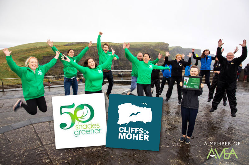 Cliffs of Moher earns sustainable accreditation with 50 Shades Greener